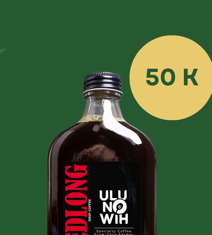 Botol Ulunowih Redlong cold drip coffee